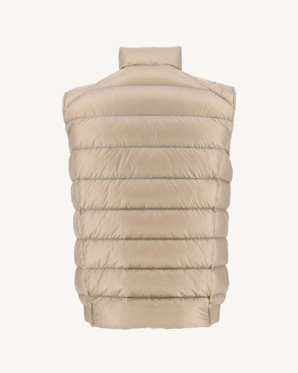 Jott UK Beige Extreme Cold Sleevless Down Jacket Tim