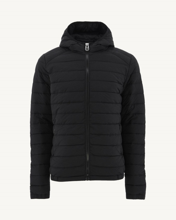 Noir Light Hooded Down Jacket Lenny Jott UK
