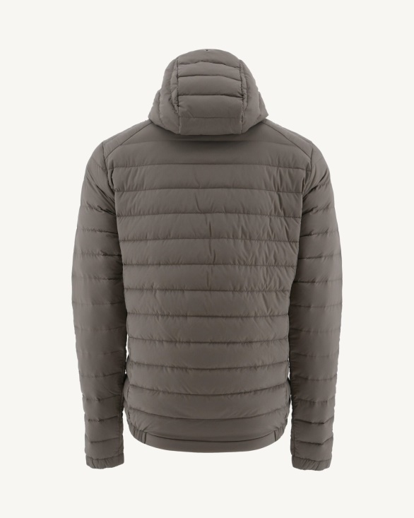 Taupe Light Hooded Down Jacket Lenny Jott UK