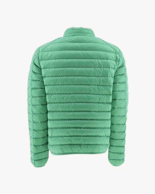 Poppy Green Lightweight Down Jacket Mat Jott UK