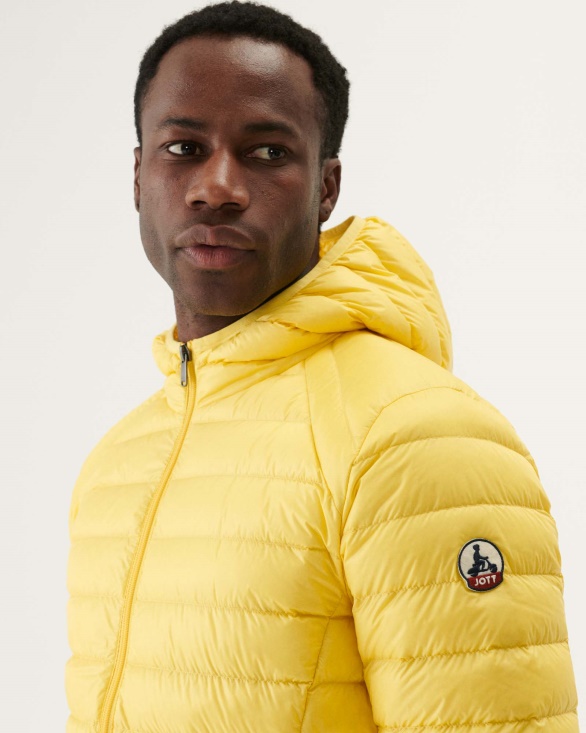 Jott UK Soft Yellow Lightweight Down Jacket Nico