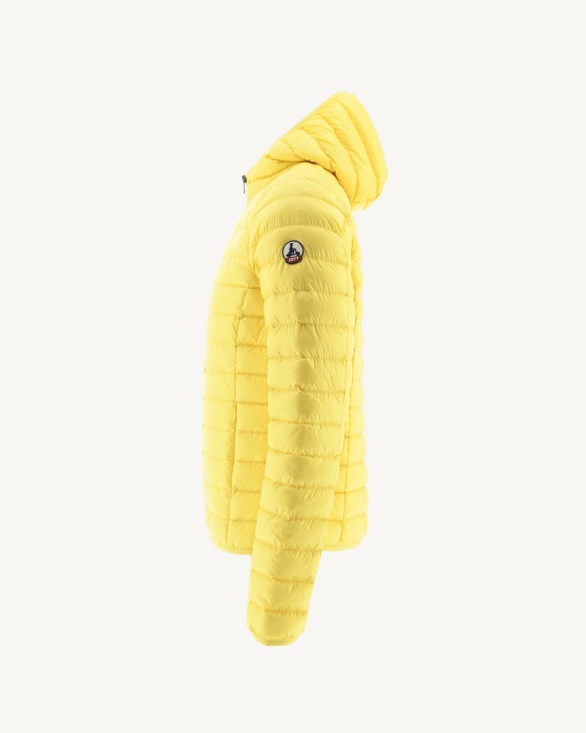 Jott UK Soft Yellow Lightweight Down Jacket Nico