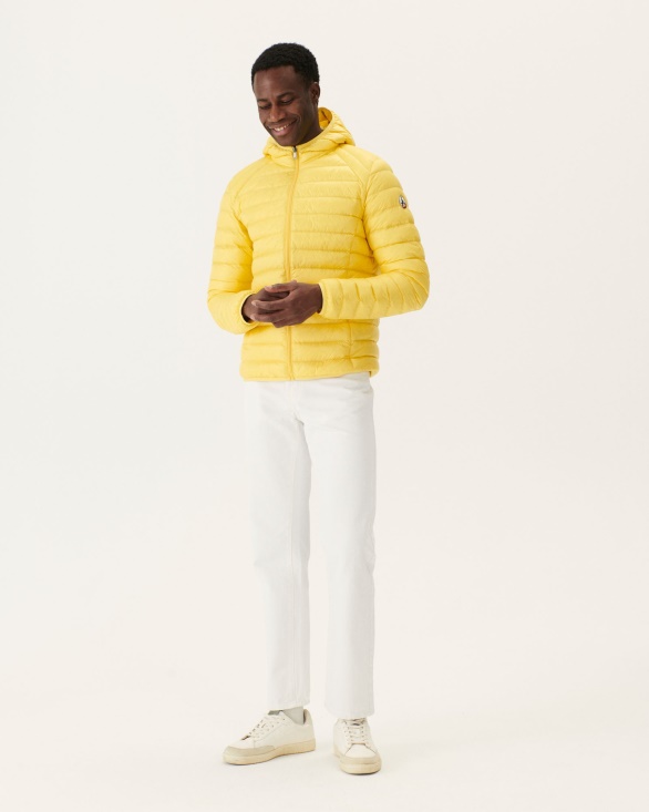 Jott UK Soft Yellow Lightweight Down Jacket Nico