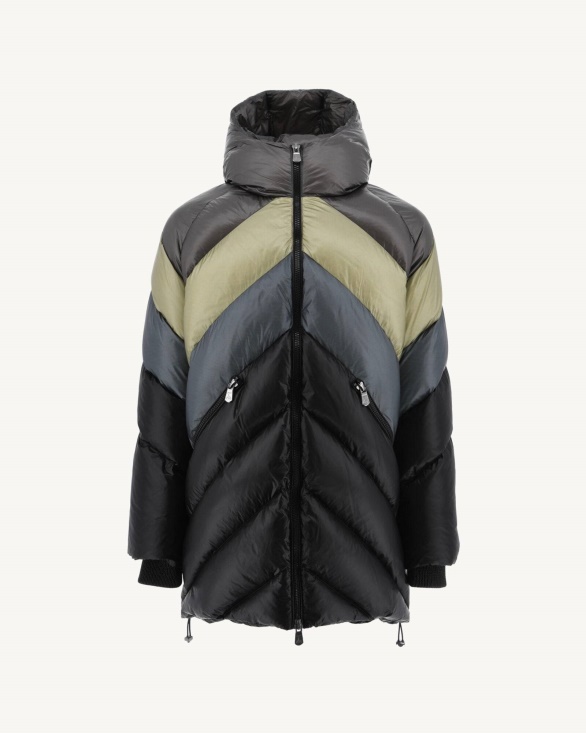 Combo Sauge Extreme Cold Hooded Down Jacket Blaze Jott UK