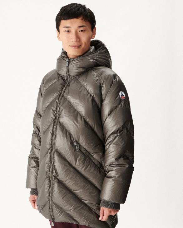 Jott UK Anthracite Extreme Cold Hooded Down Jacket Blaze