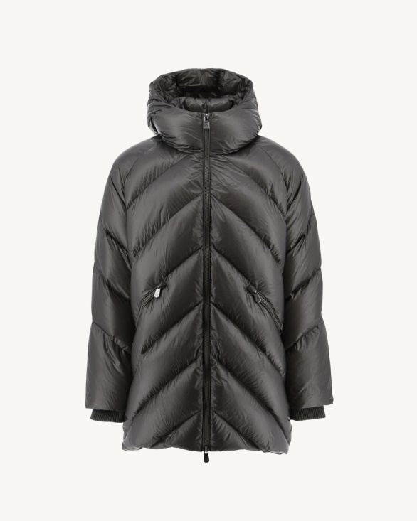 Jott UK Anthracite Extreme Cold Hooded Down Jacket Blaze