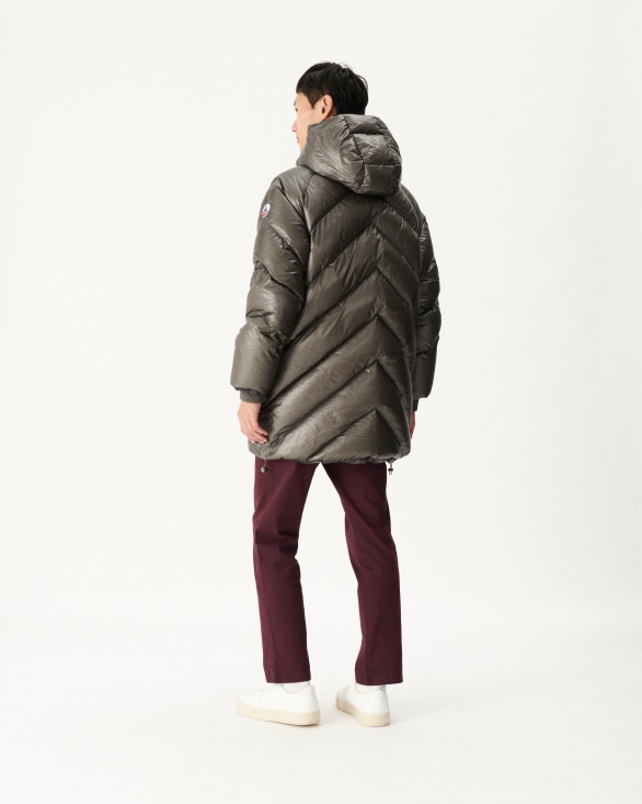 Jott UK Anthracite Extreme Cold Hooded Down Jacket Blaze