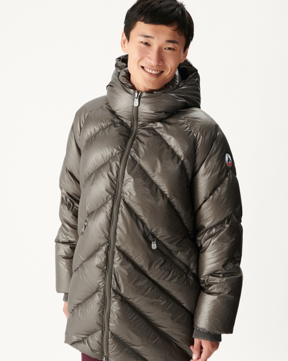 Jott UK Anthracite Extreme Cold Hooded Down Jacket Blaze