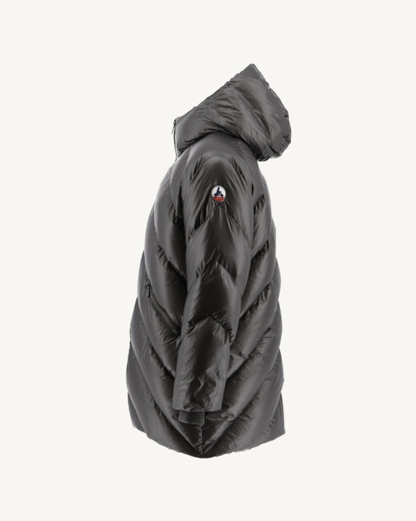 Jott UK Anthracite Extreme Cold Hooded Down Jacket Blaze