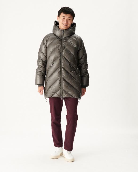 Jott UK Anthracite Extreme Cold Hooded Down Jacket Blaze