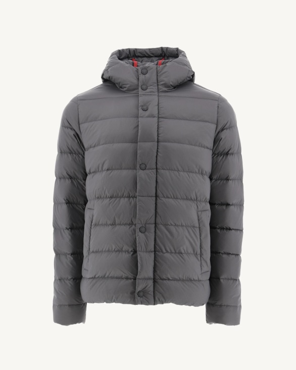 Anthracite Jorge Hooded Puffer Jacket Jott UK