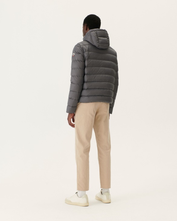 Anthracite Jorge Hooded Puffer Jacket Jott UK