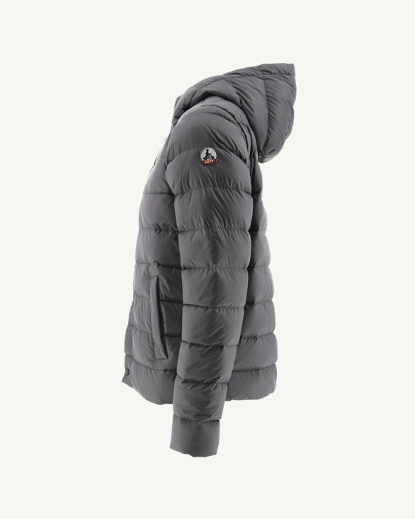 Anthracite Jorge Hooded Puffer Jacket Jott UK