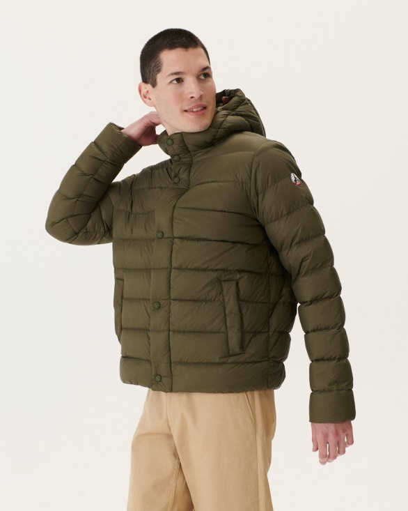 Jott UK Army Jorge Hooded Puffer Jacket