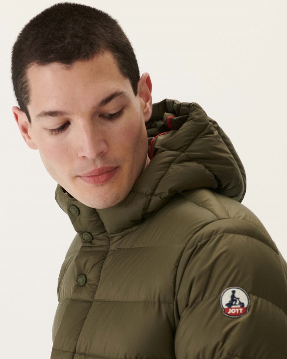 Jott UK Army Jorge Hooded Puffer Jacket
