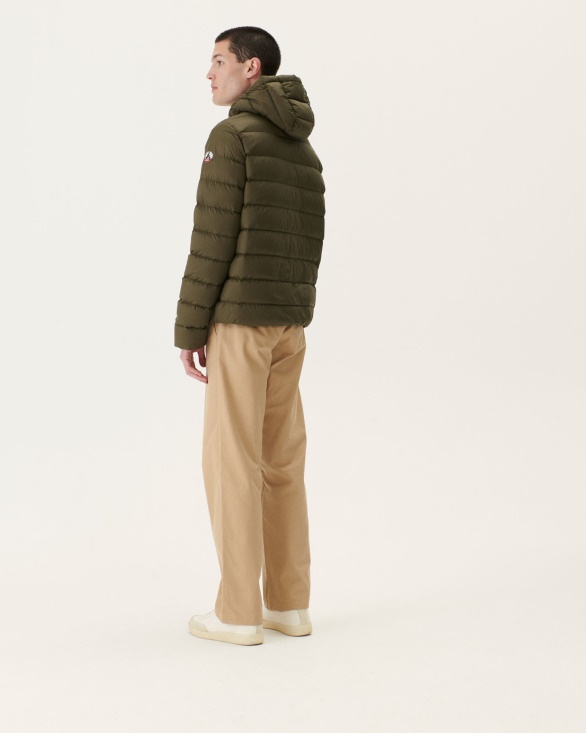 Jott UK Army Jorge Hooded Puffer Jacket