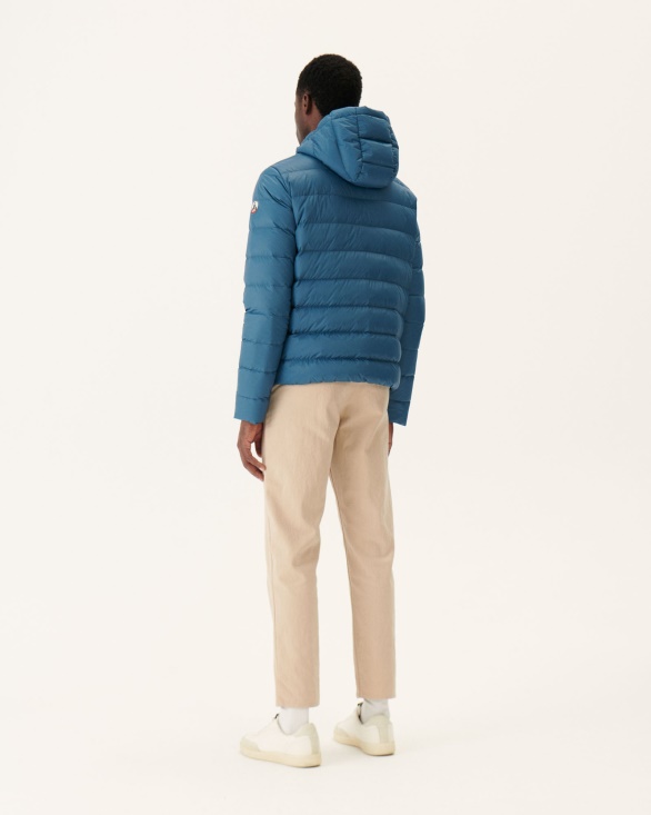 Jott UK Blue Jeans Jorge Hooded Puffer Jacket