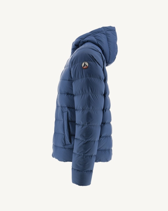 Jott UK Blue Jeans Jorge Hooded Puffer Jacket
