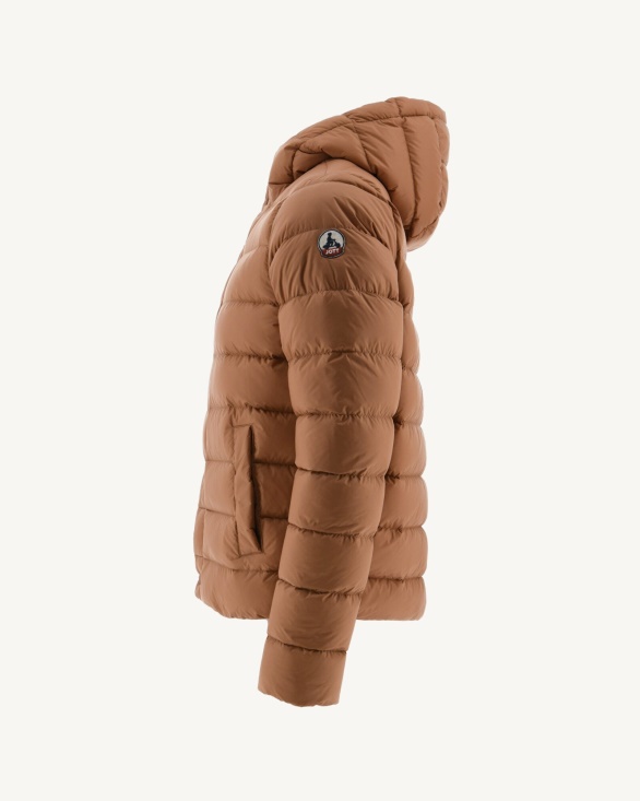 Camel Jorge Hooded Puffer Jacket Jott UK