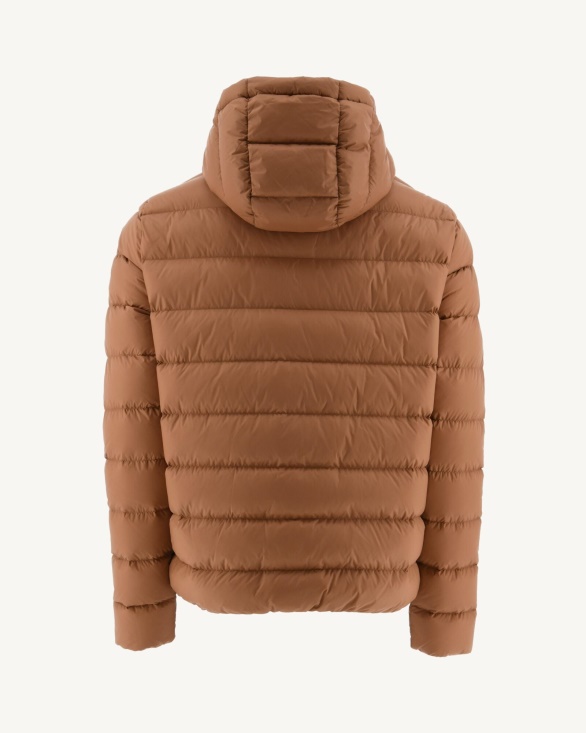 Camel Jorge Hooded Puffer Jacket Jott UK