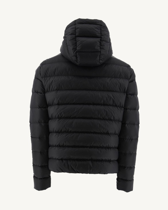 Black Jorge Hooded Puffer Jacket Jott UK