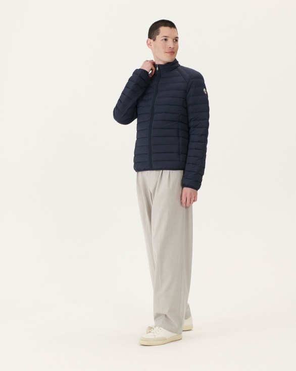 Jott UK Navy Aragon Lightweight Stretch Puffer Jacket