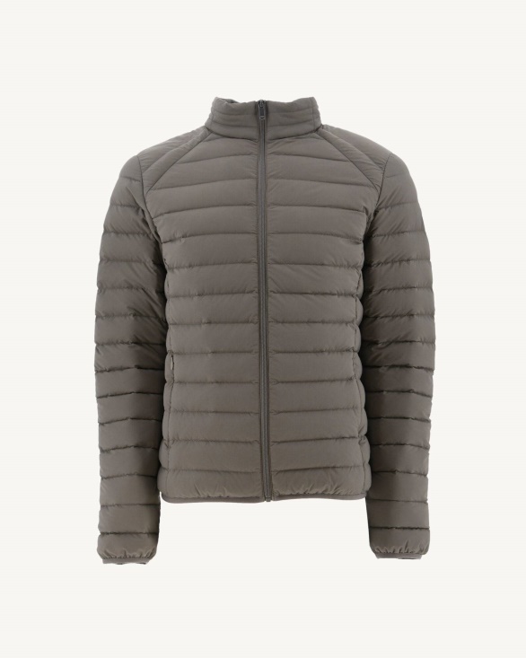 Taupe Aragon Lightweight Stretch Puffer Jacket Jott UK