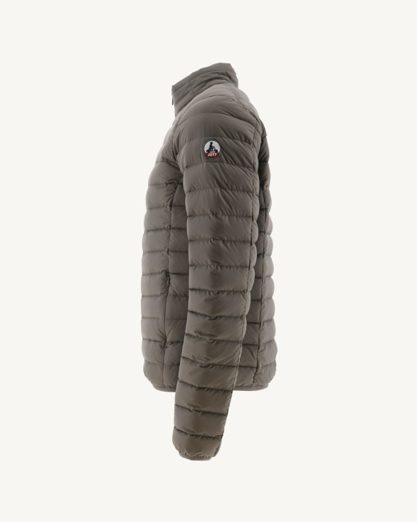 Taupe Aragon Lightweight Stretch Puffer Jacket Jott UK