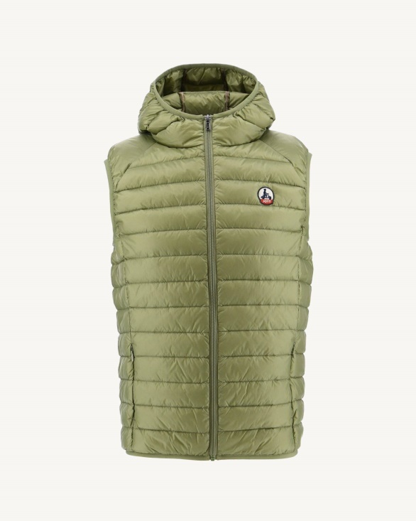 Bush Hooded Sleeveless Down Jacket Pat Jott UK