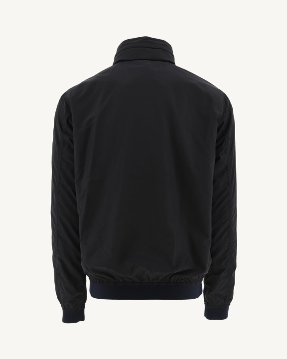 Black Oregon Jacket With Foldaway Hood Jott UK