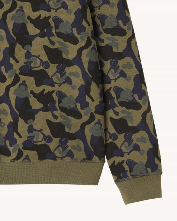 Print Militaire Sweatshirt Braga Jott UK