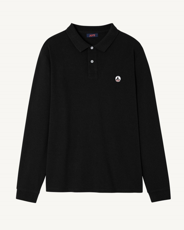 Jott UK Noir Polo Shirt Arcachon