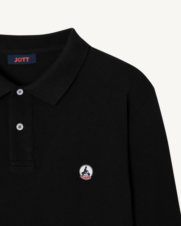 Jott UK Noir Polo Shirt Arcachon