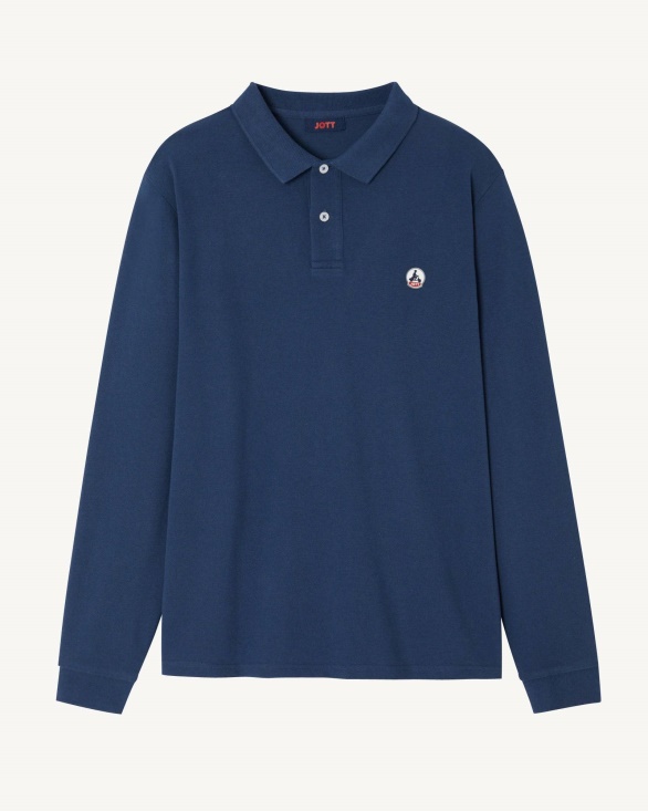 Jott UK Blue Abysse Polo Shirt Arcachon