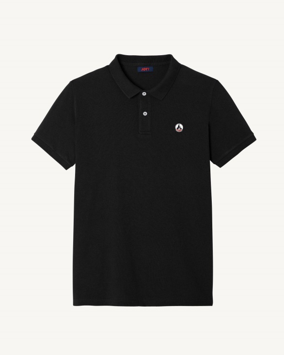 Jott UK Noir Polo Shirt Cherburg