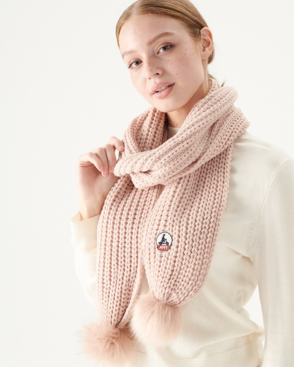 Rose Pale Scarf Vancouver Jott UK