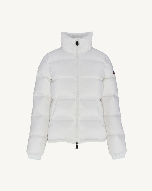 Jott UK Extreme Cold Quilted Down Jacket Blanc Cardiff