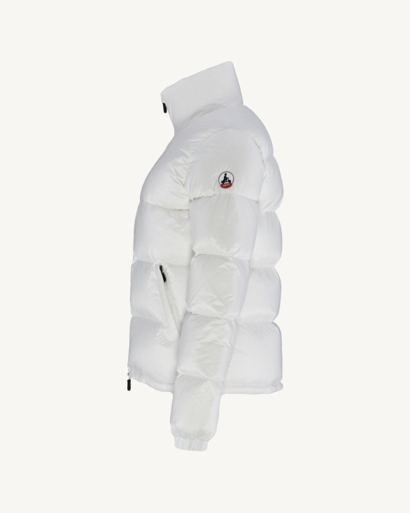 Jott UK Extreme Cold Quilted Down Jacket Blanc Cardiff