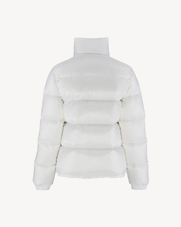 Jott UK Extreme Cold Quilted Down Jacket Blanc Cardiff