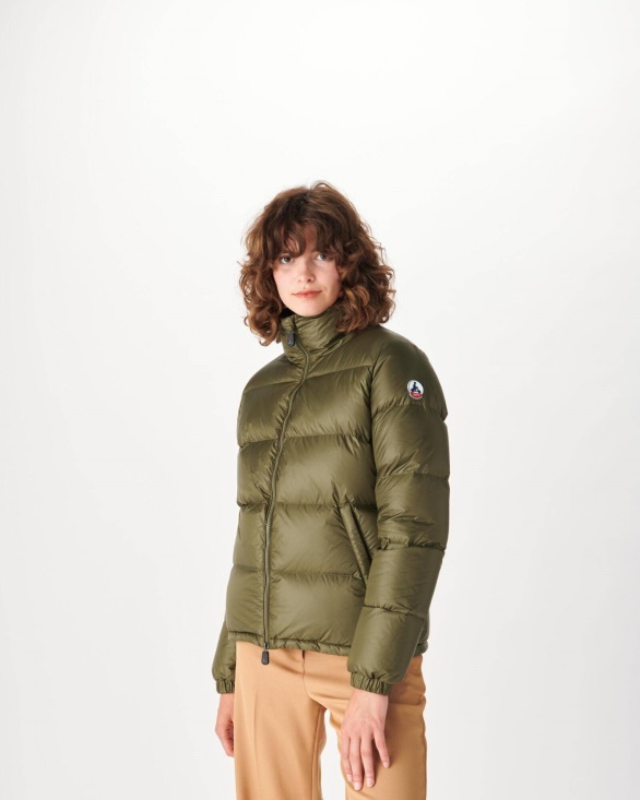 Extreme Cold Quilted Down Jacket Army Cardiff Jott UK