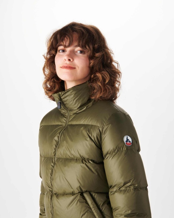 Extreme Cold Quilted Down Jacket Army Cardiff Jott UK