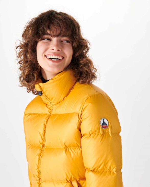 Extreme Cold Quilted Down Jacket Moutarde Cardiff Jott UK