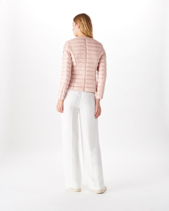 Jott UK Lightweight Down Jacket Rose Pale Douda