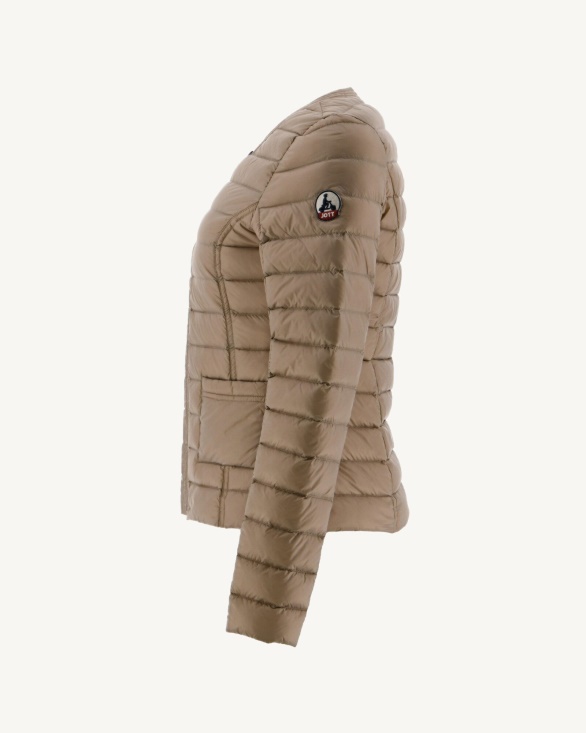 Jott UK Lightweight Down Jacket Beige Douda