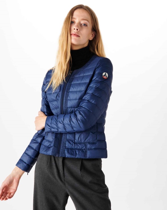 Jott UK Lightweight Down Jacket Blue Abysse Douda