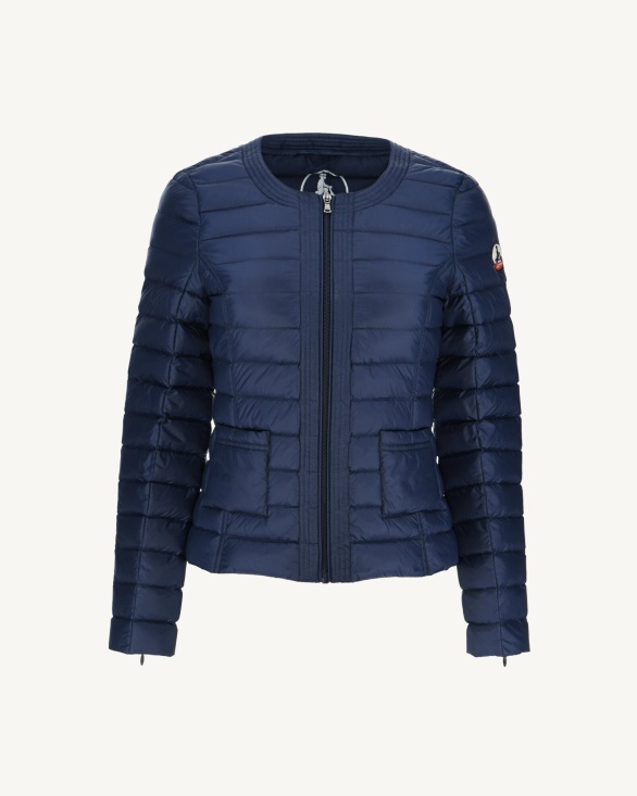 Jott UK Lightweight Down Jacket Blue Abysse Douda
