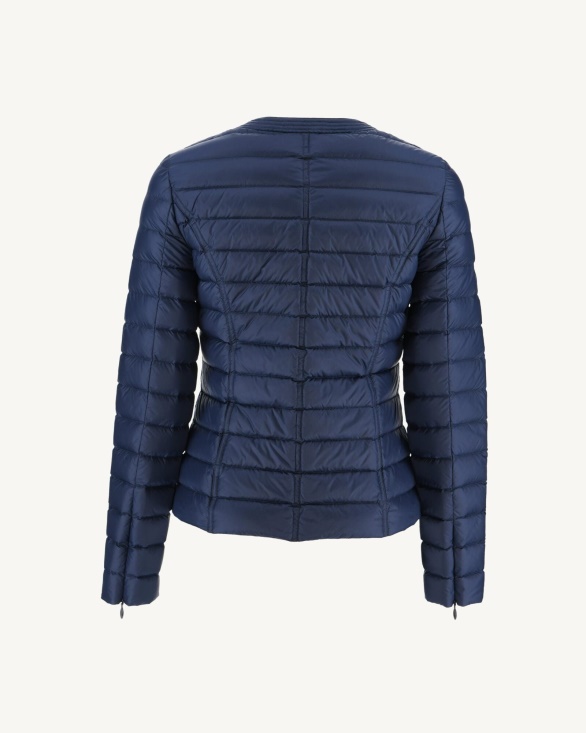 Jott UK Lightweight Down Jacket Blue Abysse Douda