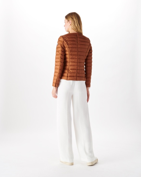 Lightweight Down Jacket Caramel Douda Jott UK