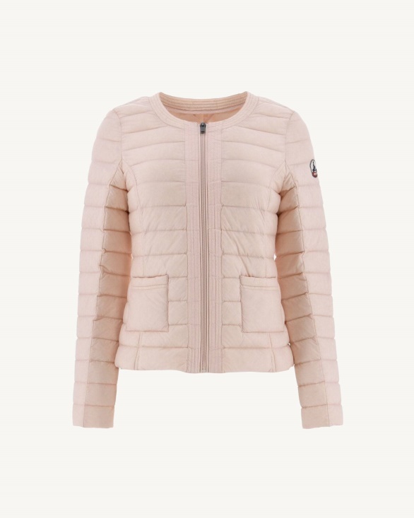 Jott UK Lightweight Down Jacket Soft Pink Douda
