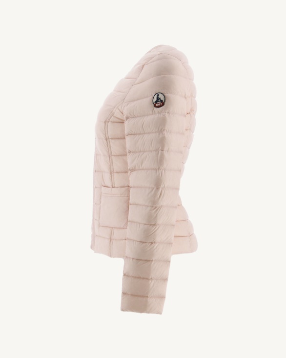 Jott UK Lightweight Down Jacket Soft Pink Douda